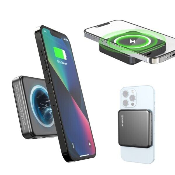 5000mAh 5W MAGNETIC WIRELESS POWER BANK